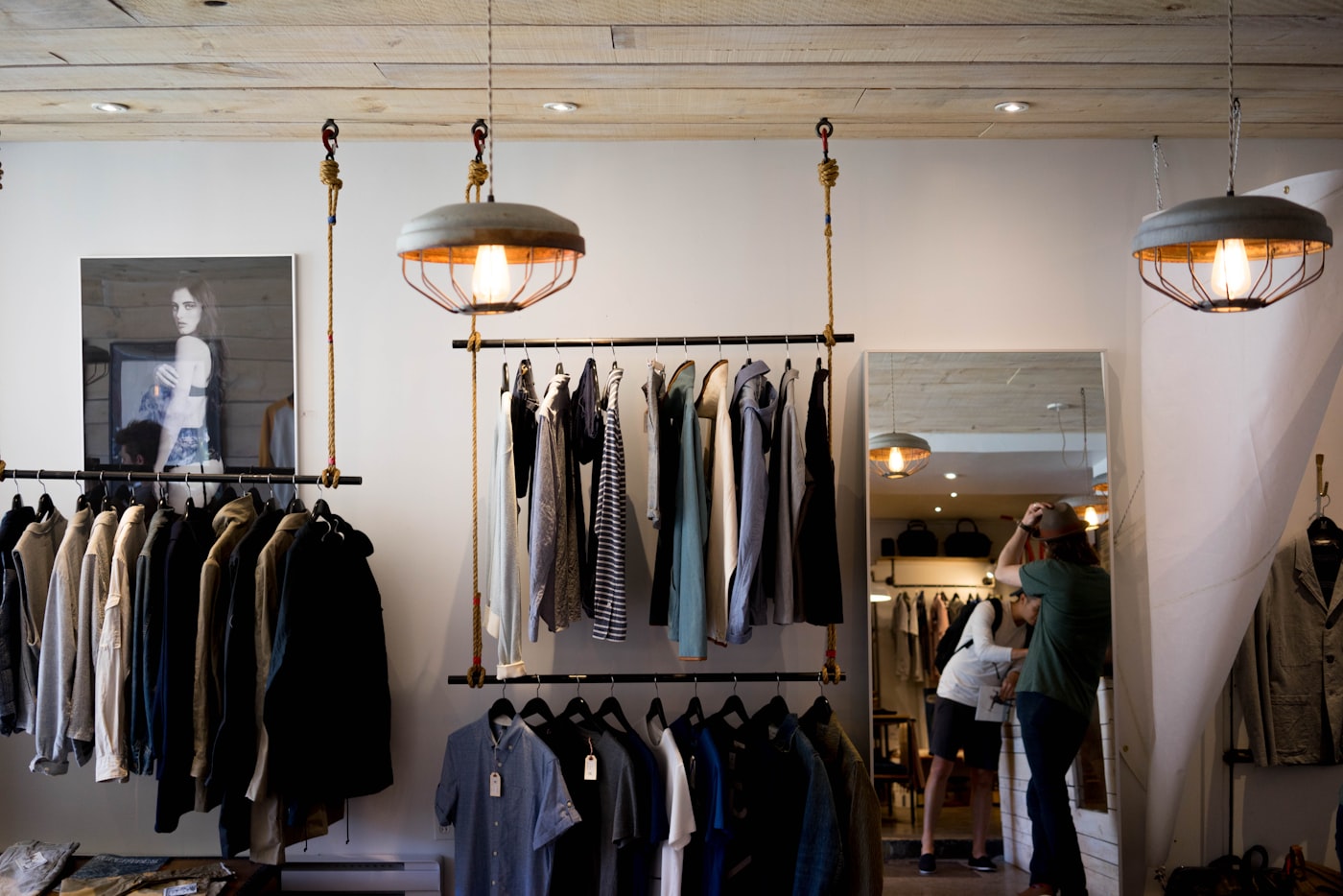 Inside Thozha Clothing store, Pollachi